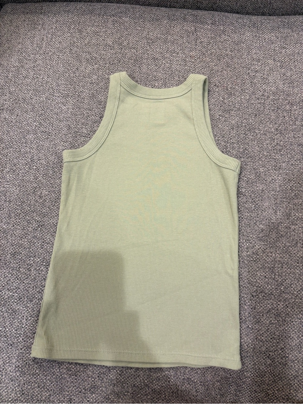 Cat & Jack Light Green Ribbed Tank Top